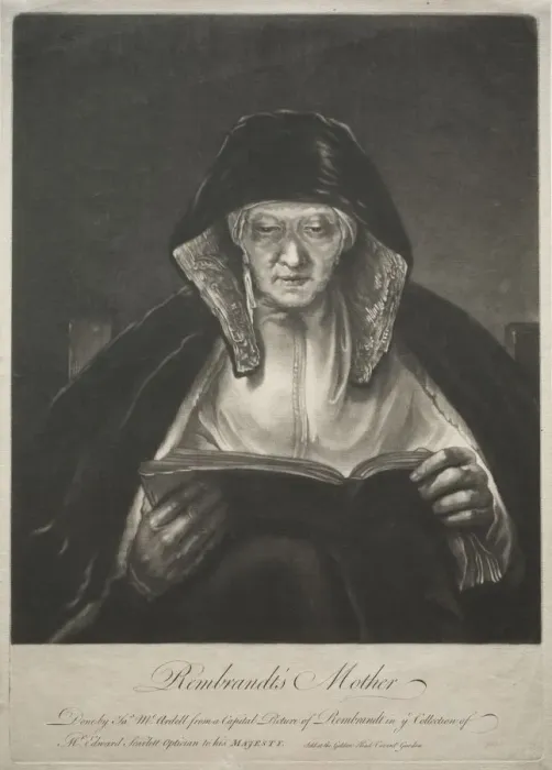 Framed Print : Rembrandts Mother. Creator: James McArdell (British, 1728 / 29-1765) Framed Print : Rembrandts Mother. Creator: James McArdell (British, 1728 / 29-1765)