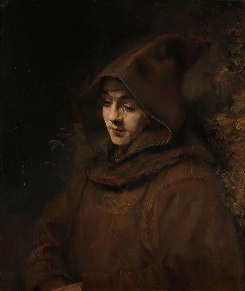Rembrandt's Son Titus in a Monk's Habit, 1660. Creator: Rembrandt Harmensz van Rijn