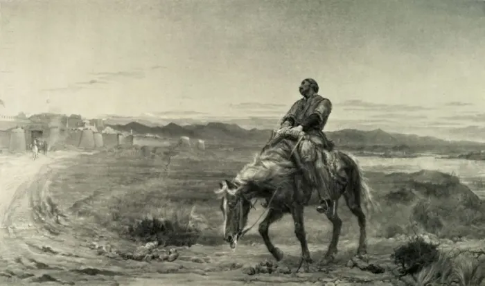 Framed Print : The Remnant of an Army, (1901). Creator: Unknown Framed Print : The Remnant of an Army, (1901). Creator: Unknown