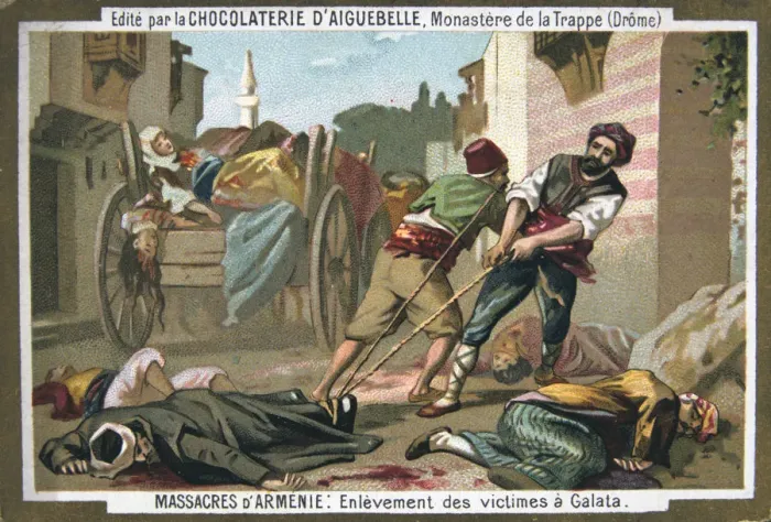 Framed Print : Removal of victims at Galata, 1895 Framed Print : Removal of victims at Galata, 1895