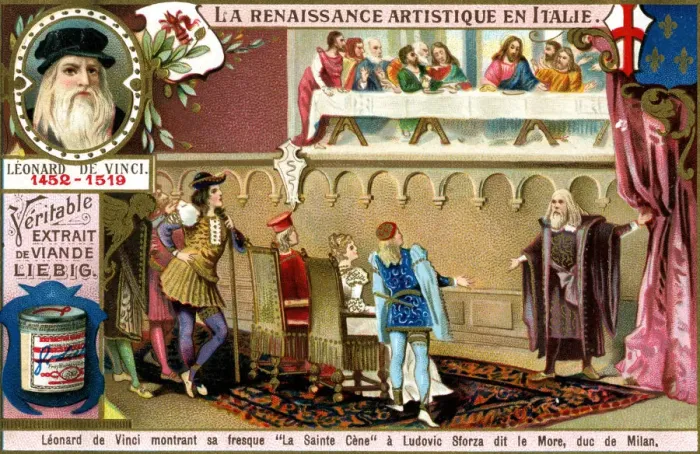 Framed Print : Renaissance Art in Italy: Leonardo da Vinci, (c1900) Framed Print : Renaissance Art in Italy: Leonardo da Vinci, (c1900)