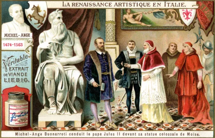 Framed Print : Renaissance Art in Italy: Michelangelo, (c1900) Framed Print : Renaissance Art in Italy: Michelangelo, (c1900)