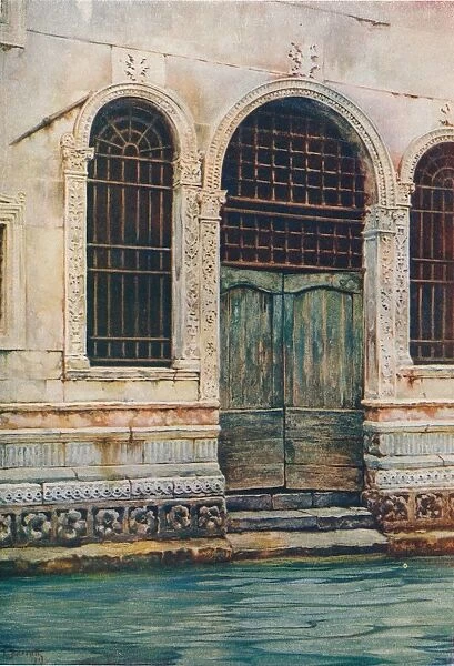 A Renaissance Doorway, Venice, c1903. Artist: Reginald Barratt