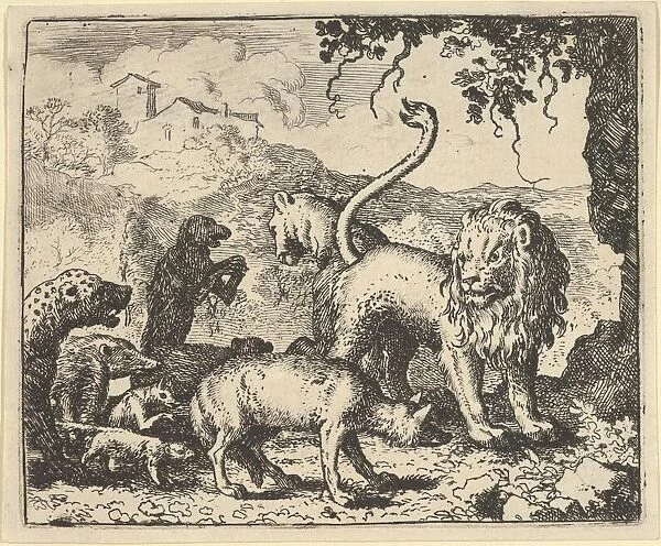 Renard is Accused by the Wolf and Several Animals, 1650-75