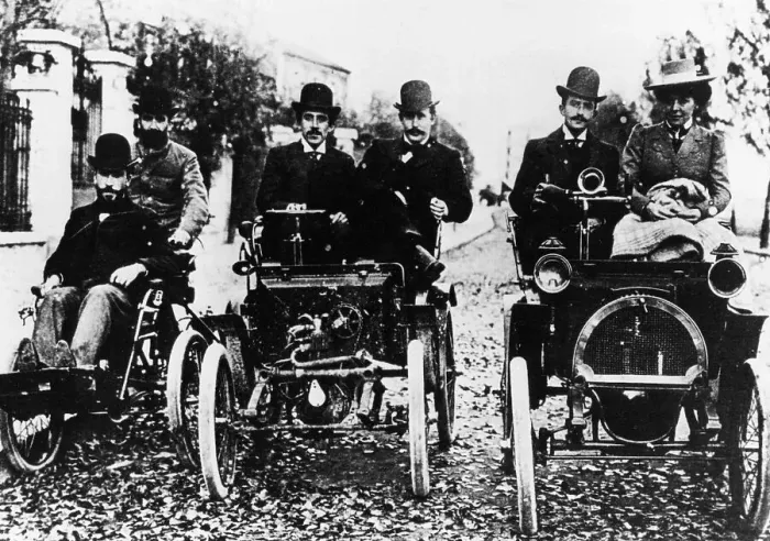 Framed Print : The Renault brothers, 1898 Framed Print : The Renault brothers, 1898