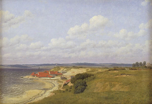 Renbjærg Tileworks by Flensburg Fiord, 1830. Creator: CW Eckersberg
