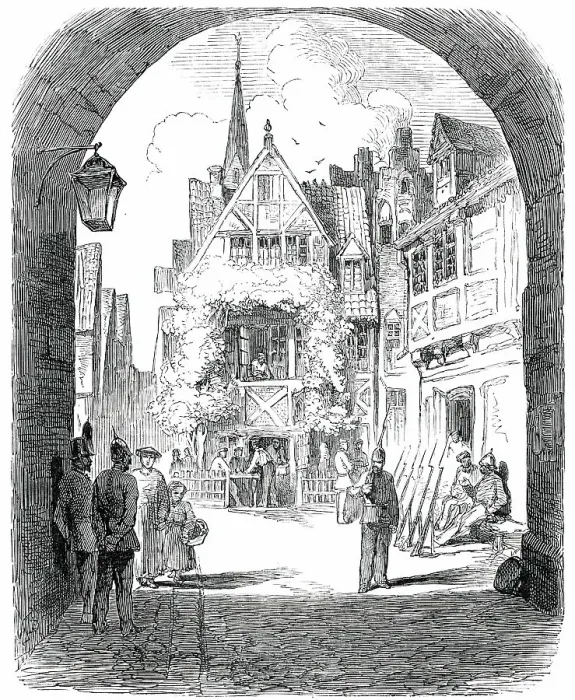 Framed Print : Rendsburg, 1850. Creator: Unknown Framed Print : Rendsburg, 1850. Creator: Unknown