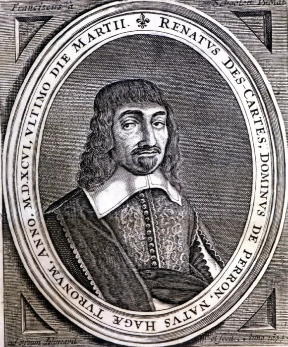 Framed Print : Rene Descartes (1596 - 1650), French philosopher and scientist, original engraving Framed Print : Rene Descartes (1596 - 1650), French philosopher and scientist, original engraving