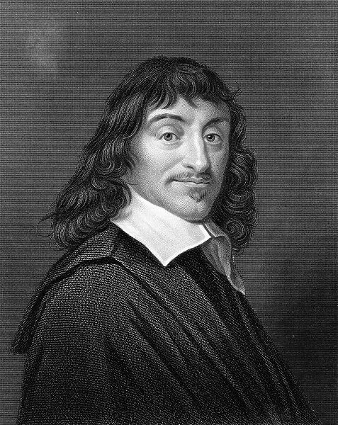 Rene Descartes, French philosopher and mathematician, 1835
