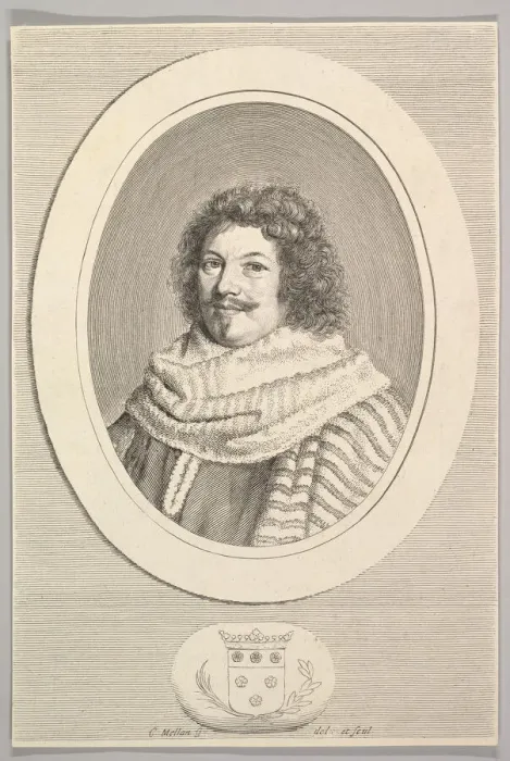 Framed Print : Renede Longueil, marquis de Maisons. Creator: Claude Mellan Framed Print : Renede Longueil, marquis de Maisons. Creator: Claude Mellan