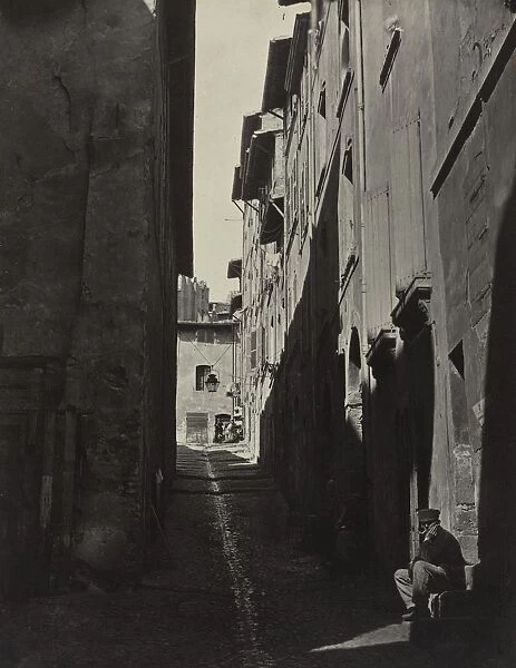 Renovation of the Old City of Marseille, Rue Caves de lOratoire, 1862. Creator: Adolphe Terris
