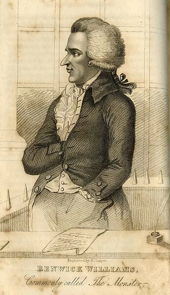 Renwick Williams, Commonly called The Monster, 1822. Creator: Robert Cooper