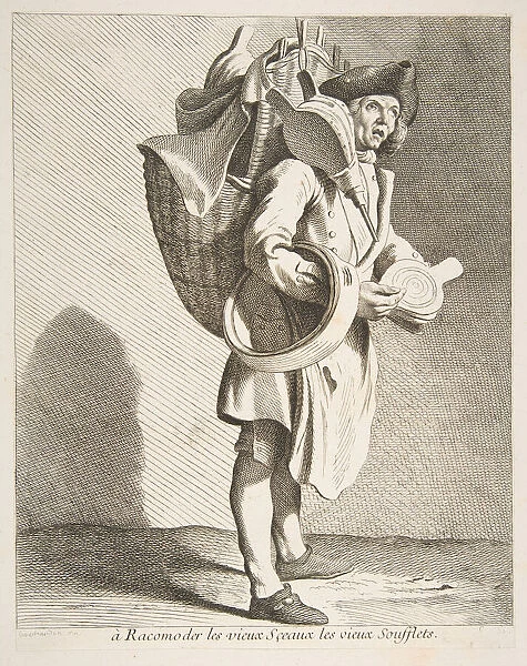 Repairer of Seals and Bellows, 1738. Creator: Caylus, Anne-Claude-Philippe de