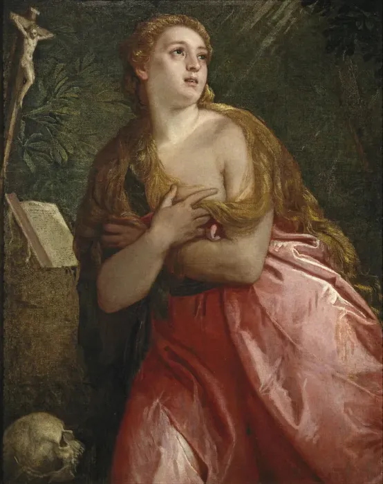 Framed Print : The Repentant Mary Magdalene, 1583. Artist: Veronese, Paolo (1528-1588) Framed Print : The Repentant Mary Magdalene, 1583. Artist: Veronese, Paolo (1528-1588)