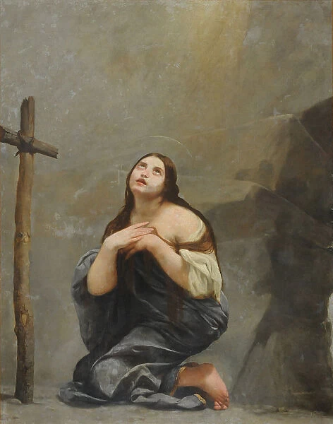 The Repentant Mary Magdalene, 1637-1639. Creator: Canlassi (Called Cagnacci), Guido