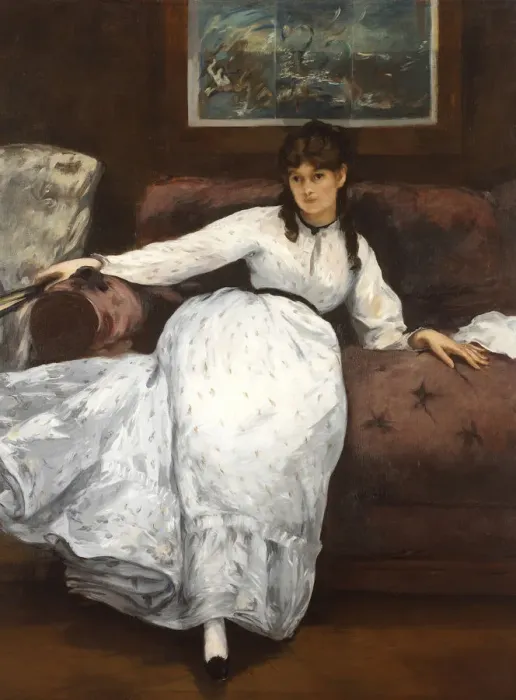 Framed Print : Repose (Berthe Morisot) Framed Print : Repose (Berthe Morisot)