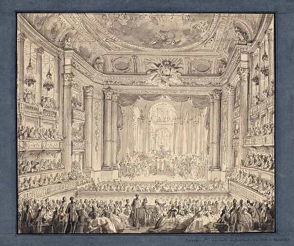 Representation of Athalie by Racine in the Opera Royal de Versailles on the evening of 23 May 1770