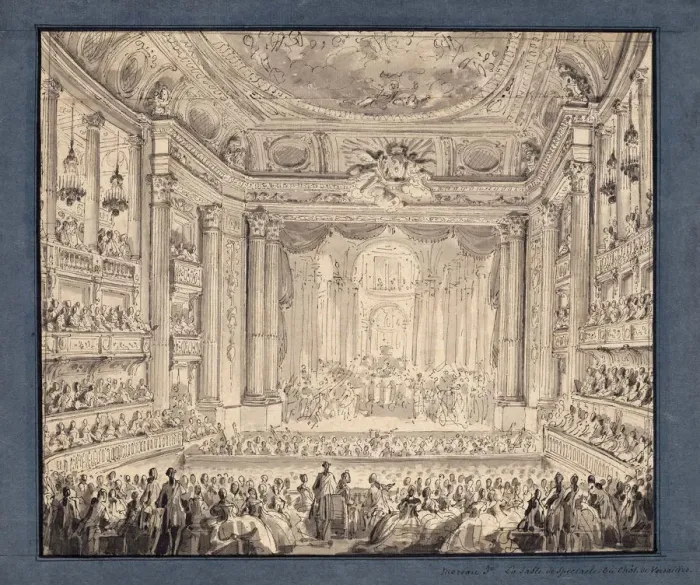 Framed Print : Representation of Athalie by Racine in the Opera Royal de Versailles on the evening of 23 May 1770 Framed Print : Representation of Athalie by Racine in the Opera Royal de Versailles on the evening of 23 May 1770
