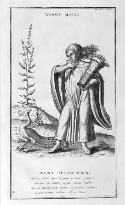 Framed Print : A representation of May, 1757. Artist: Bernard de Montfaucon Framed Print : A representation of May, 1757. Artist: Bernard de Montfaucon