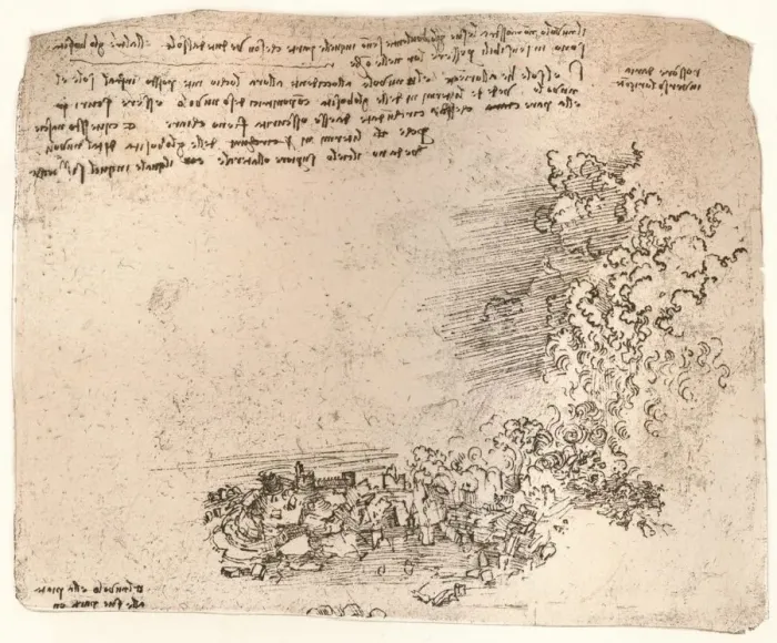 Framed Print : Representation of natural phenomena, c1472-c1519 (1883). Artist: Leonardo da Vinci Framed Print : Representation of natural phenomena, c1472-c1519 (1883). Artist: Leonardo da Vinci
