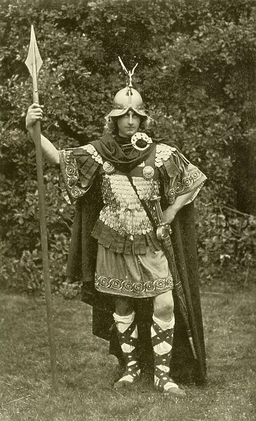 Represents King Arthur Wearing Costume of British Chieftain, Sixth Century AD
