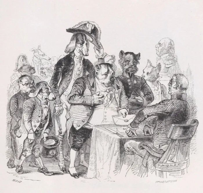 Framed Print : Request of quality dogs from The Complete Works of Beranger, 1836 Framed Print : Request of quality dogs from The Complete Works of Beranger, 1836