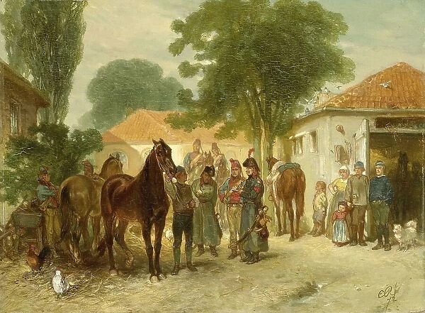 The requisition, 1872. Creator: Charles Rochussen