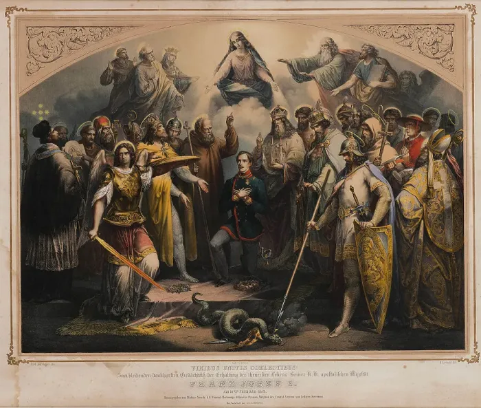 Framed Print : The rescue of Emperor Franz Joseph I of Austria: the attempted assassination on Feb 18, 1853, 1853. Creator: Leybold, Eduard Friedrich (1798-1879) Framed Print : The rescue of Emperor Franz Joseph I of Austria: the attempted assassination on Feb 18, 1853, 1853. Creator: Leybold, Eduard Friedrich (1798-1879)