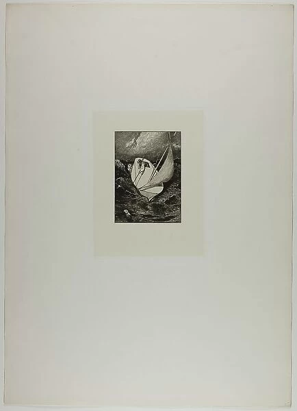 Rescue, plate four from A Glove, 1881. Creator: Max Klinger