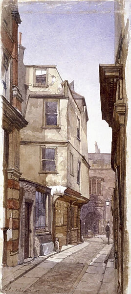 Residence of Anne Boleyns Father, Great St Helens, London, 1883. Artist: John Crowther