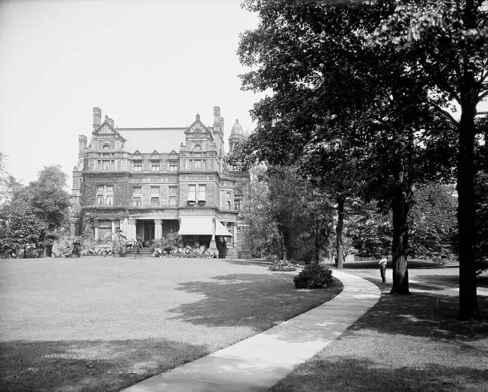 Framed Print : Residence of C.F. Brush, Euclid Ave. Cleveland, ca 1900. Creator: Unknown Framed Print : Residence of C.F. Brush, Euclid Ave. Cleveland, ca 1900. Creator: Unknown
