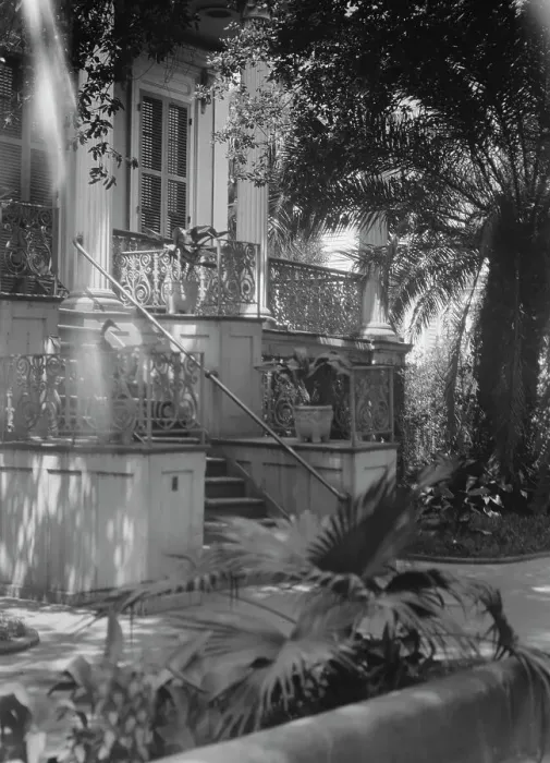 Framed Print : Residence in the Garden District, New Orleans, between 1920 and 1926. Creator: Arnold Genthe Framed Print : Residence in the Garden District, New Orleans, between 1920 and 1926. Creator: Arnold Genthe
