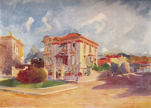 Residence of H. E. Dr. Pedro de Toledo, ex-Minister of Agriculture, Avenida Beira Mar, 1914