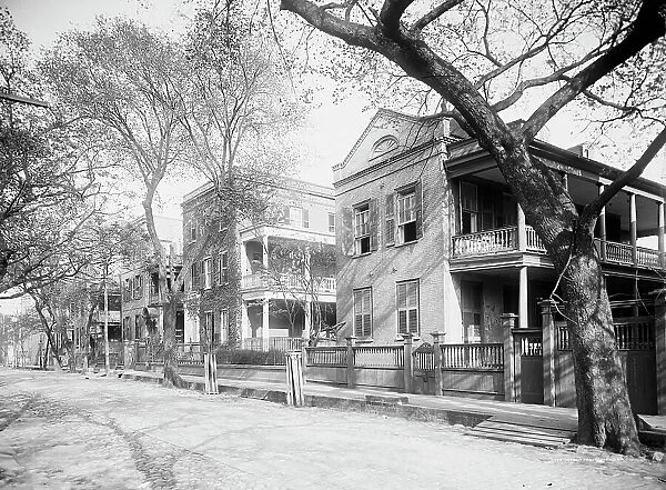 Residence on Hasell Street, Charleston, S.C. 1902. Creator: William H. Jackson