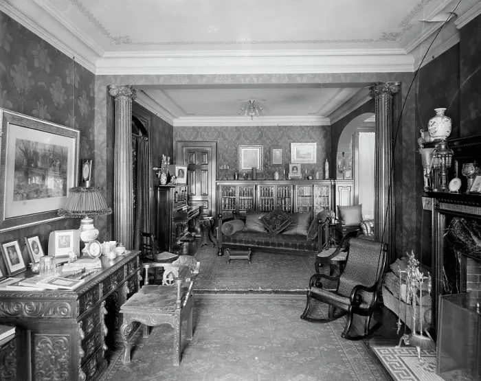 Framed Print : Residence of Hervie Wetzel, Detroit, Mich. between 1905 and 1915. Creator: Unknown Framed Print : Residence of Hervie Wetzel, Detroit, Mich. between 1905 and 1915. Creator: Unknown