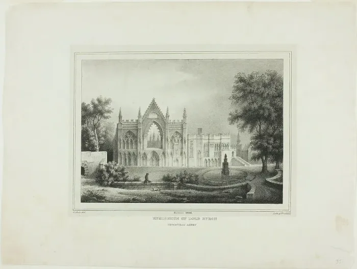 Framed Print : Residence of Lord Byron, 1826. Creator: Rembrandt Peale Framed Print : Residence of Lord Byron, 1826. Creator: Rembrandt Peale