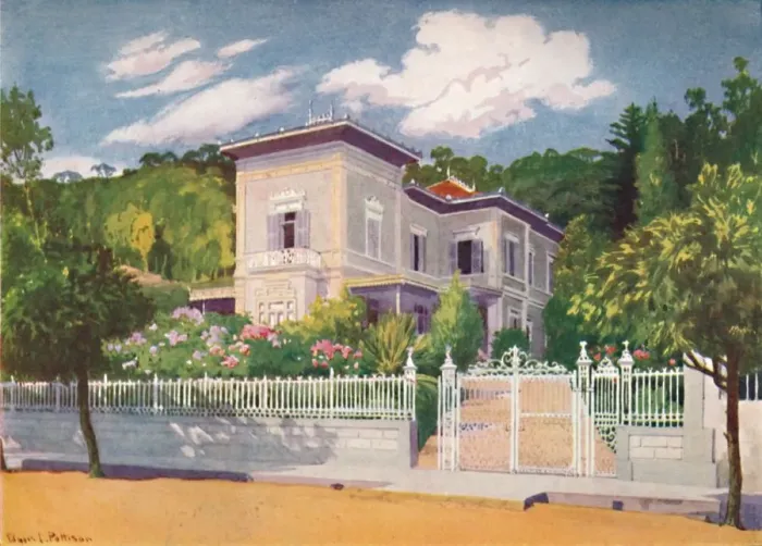 Framed Print : Residence of Mr. Joseph Walker, Petropolis, 1914 Framed Print : Residence of Mr. Joseph Walker, Petropolis, 1914