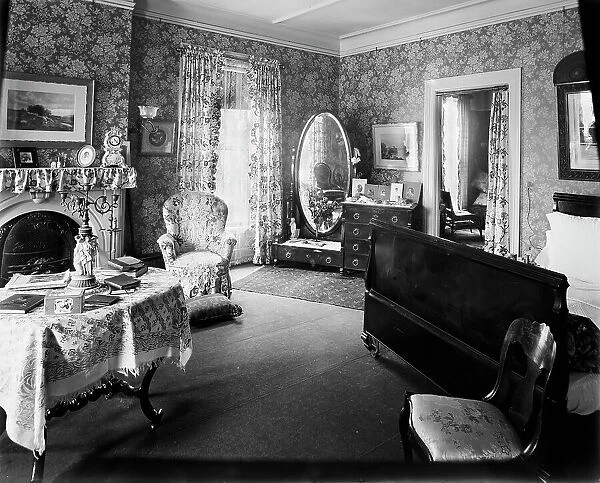 Residence of Mrs. H.C. Parke, bedroom, Detroit, Mich. between 1900 and 1910. Creator: Unknown