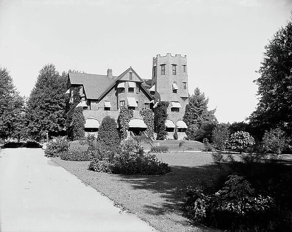 Residence of Senator [James] McMillan, Grosse Pointe, between 1890 and 1901. Creator: Unknown