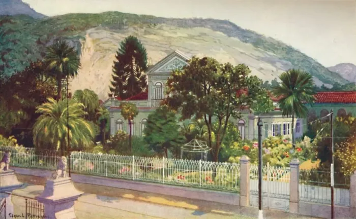 Framed Print : Residence of Senator Ruy Barboza, Rua Sao Clemente, 1914 Framed Print : Residence of Senator Ruy Barboza, Rua Sao Clemente, 1914