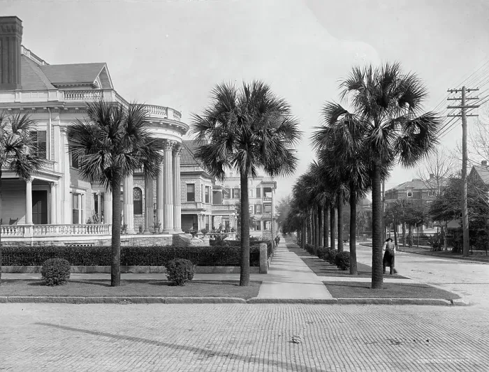 Framed Print : Residences, corner [of] Laura and Ashley Sts. Jacksonville, Fla. between 1900 and 1920. Creator: Unknown