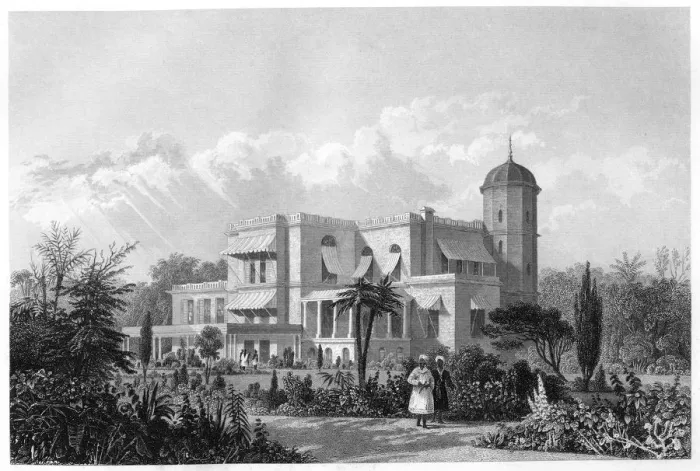 Framed Print : The Residency, Lucknow, India, c1860