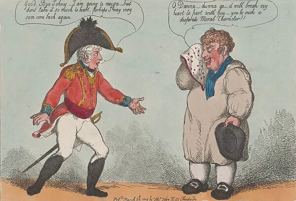 The Resignation, or John Bull Over-Whelmed with Grief, March 24, 1809. March 24, 1809