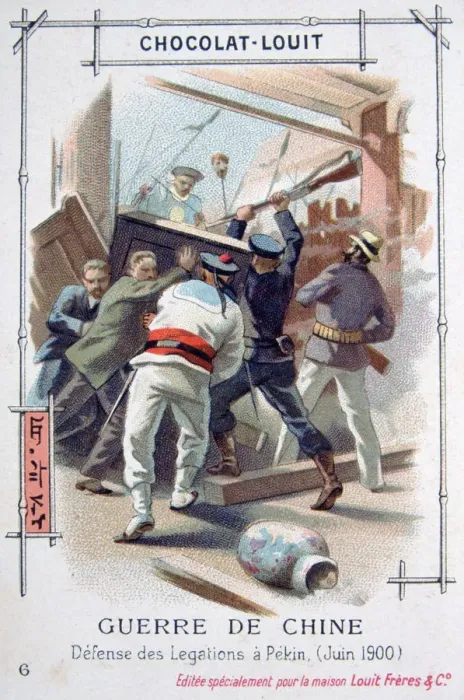 Framed Print : The resistance of the diplomatic staff in Peking, China, Boxer Rebellion, June 1900 Framed Print : The resistance of the diplomatic staff in Peking, China, Boxer Rebellion, June 1900