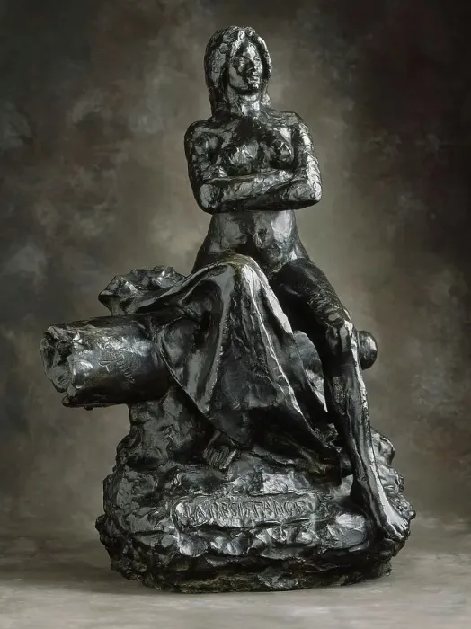 Framed Print : Resistance, This example probably cast 1894. Creator: Jean Alexandre Joseph Falguiere Framed Print : Resistance, This example probably cast 1894. Creator: Jean Alexandre Joseph Falguiere