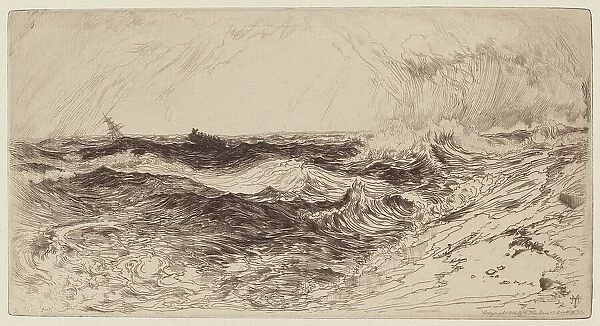 The Resounding Sea, 1880. Creator: Thomas Moran
