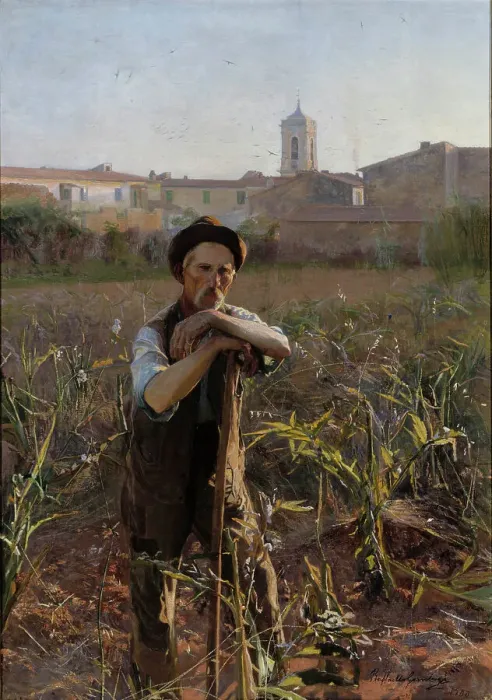 Framed Print : Rest, 1900. Creator: Raffaello Gambogi Framed Print : Rest, 1900. Creator: Raffaello Gambogi