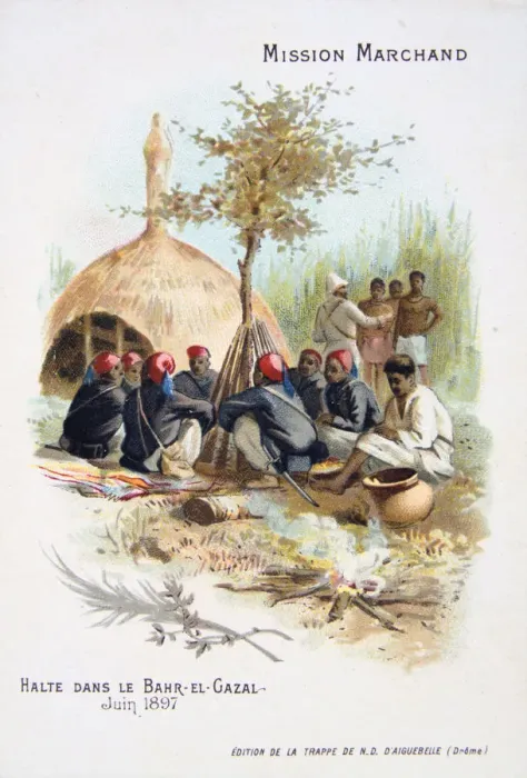 Framed Print : Rest at Bahr-el-Ghazal, June 1897