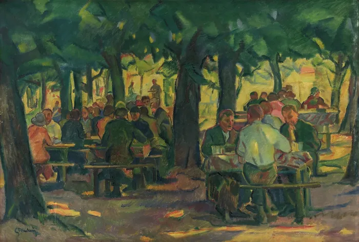 Framed Print : Rest beneath the Trees, around 1935-1940. Creator: Gustav Mally Framed Print : Rest beneath the Trees, around 1935-1940. Creator: Gustav Mally