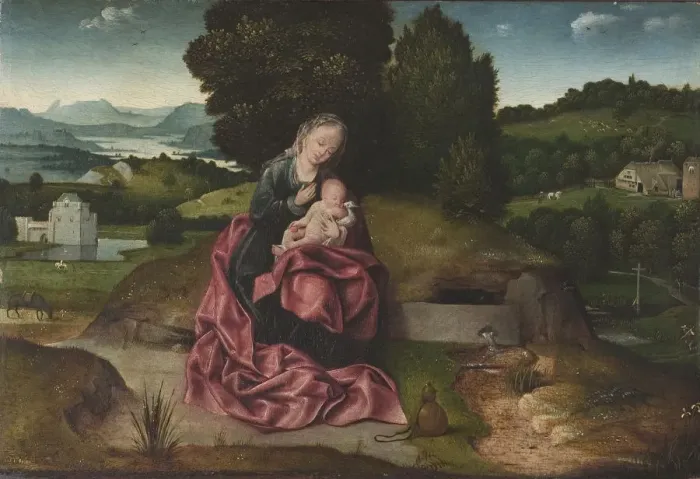 Framed Print : The Rest on the Flight into Egypt Framed Print : The Rest on the Flight into Egypt